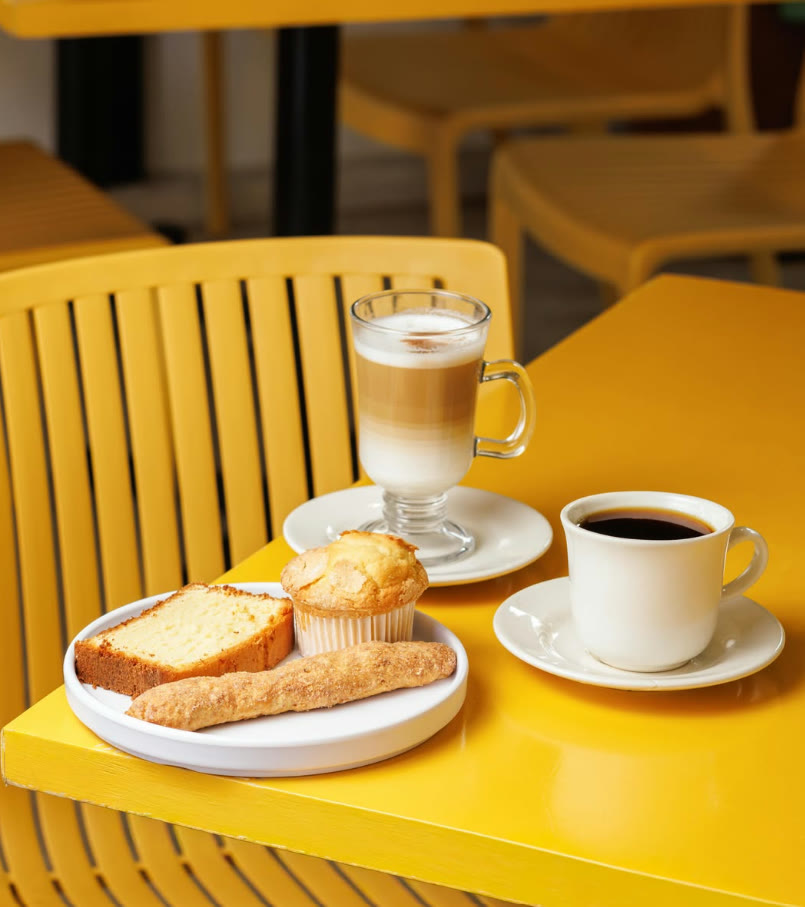 Café chiapaneco con pan de la casa, Sibarita Campestre